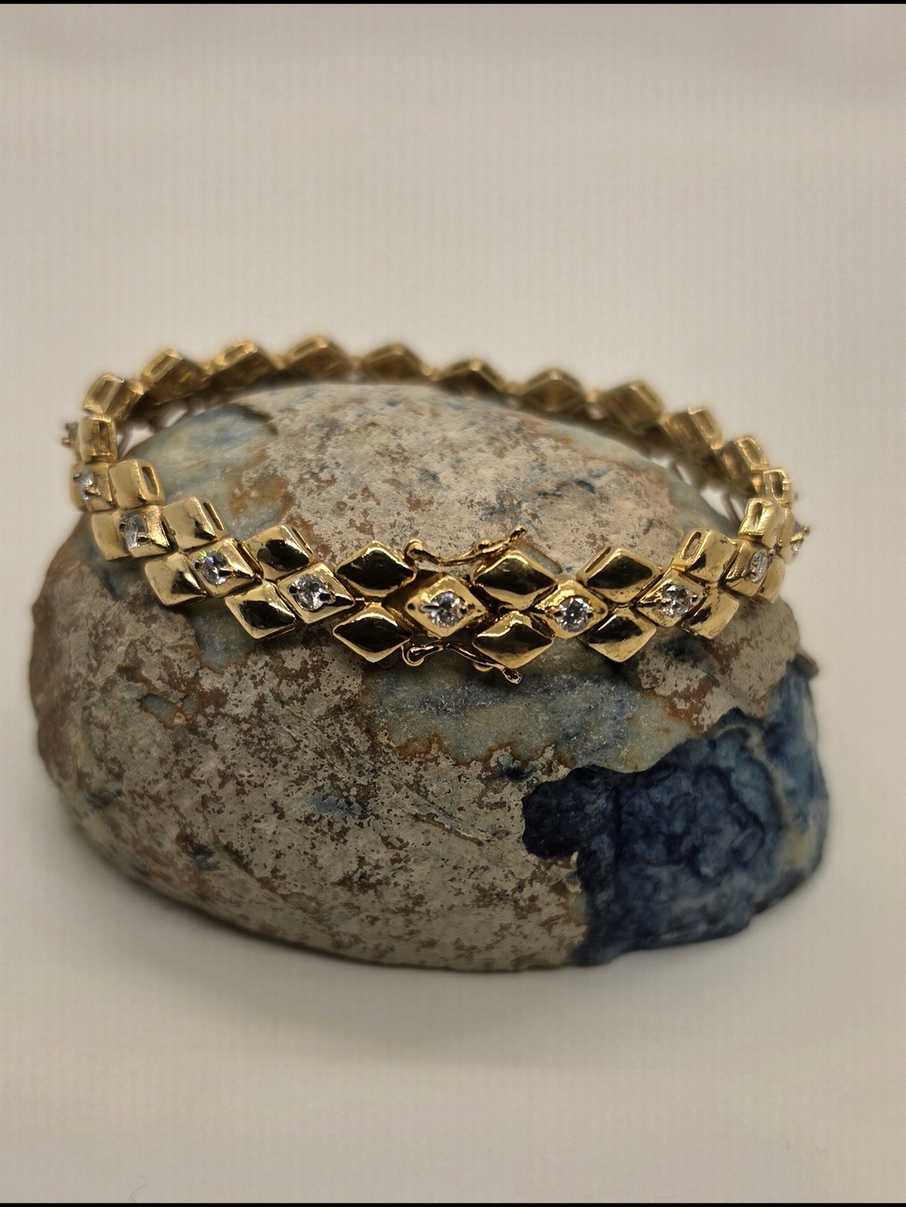 Gold-Tone Crystal Accent Women's Bracelet